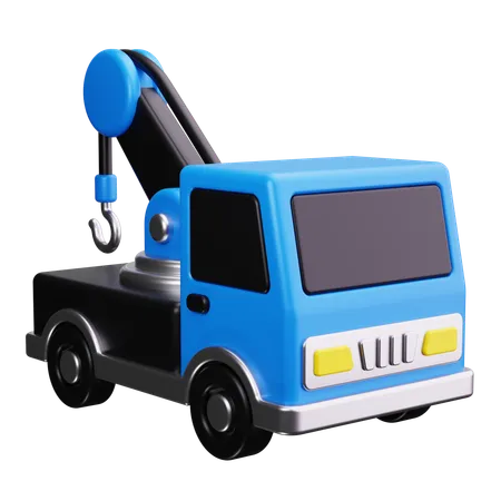 Camion-grue  3D Icon