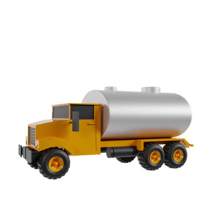 Camion pétrolier  3D Icon