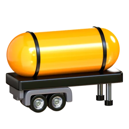 Camion pétrolier  3D Icon