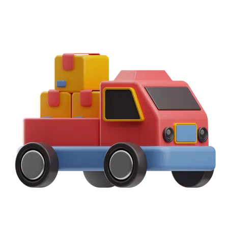 Camión logístico  3D Icon