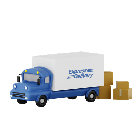 Camion logistique  3D Icon