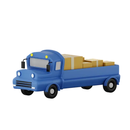 Camion logistique  3D Icon