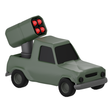 Camion militaire  3D Icon