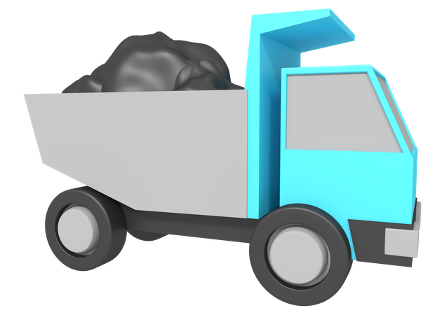 Camion minier  3D Icon