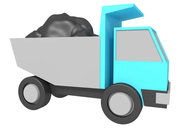 Camion minier  3D Icon