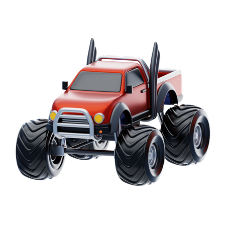 Camion monstre  3D Icon