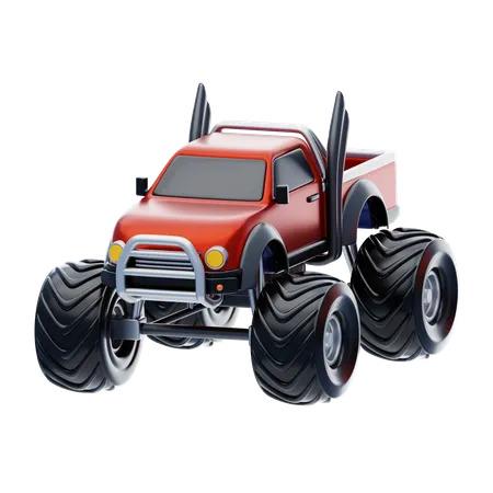 Camion monstre  3D Icon