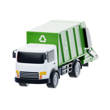 Camion à ordures  3D Icon