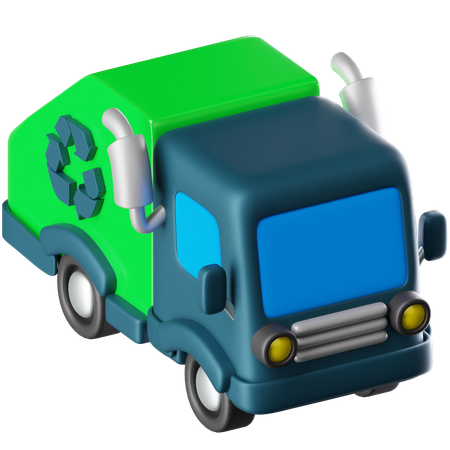 Camion à ordures  3D Icon