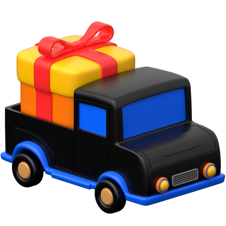 Camion de regalo  3D Icon