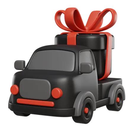 Camion de regalo  3D Icon