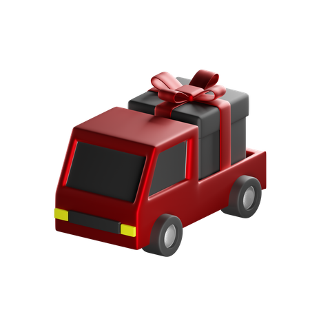 Camion de regalo  3D Icon