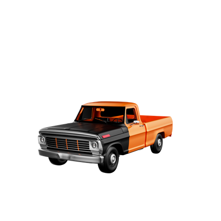 Camion d'époque  3D Icon