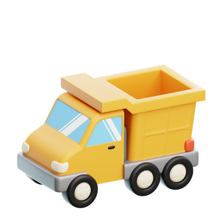 Camión de la basura  3D Icon