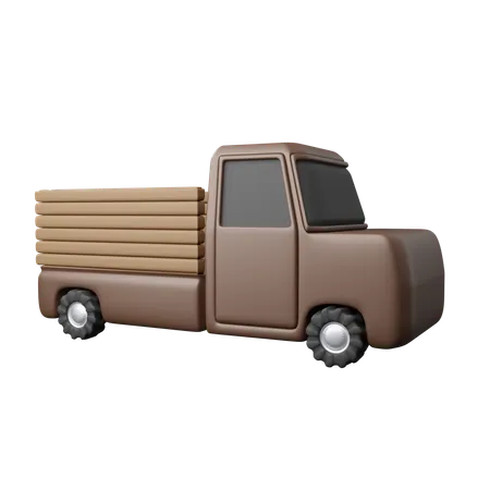 Camiones de transporte de cosecha  3D Icon