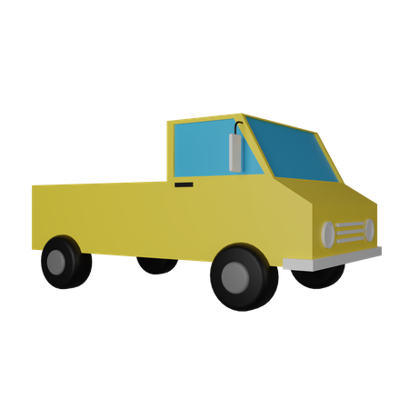 Camioneta  3D Icon