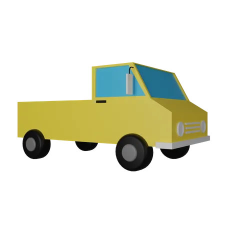 Camioneta  3D Icon