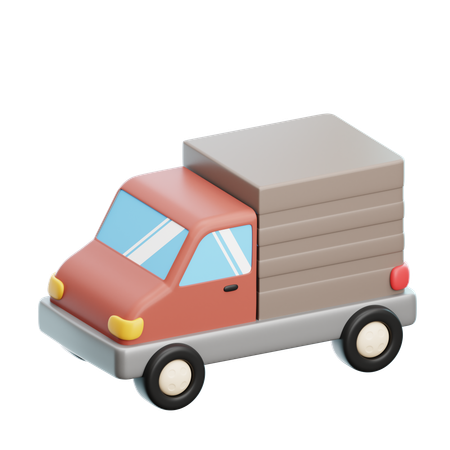 Camioneta  3D Icon