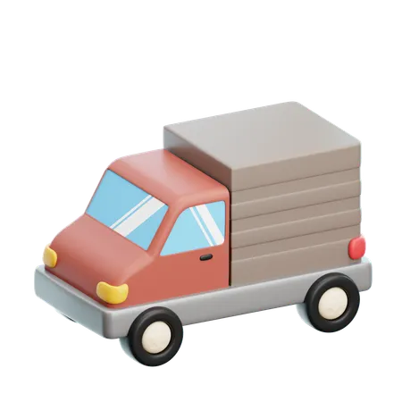 Camioneta  3D Icon