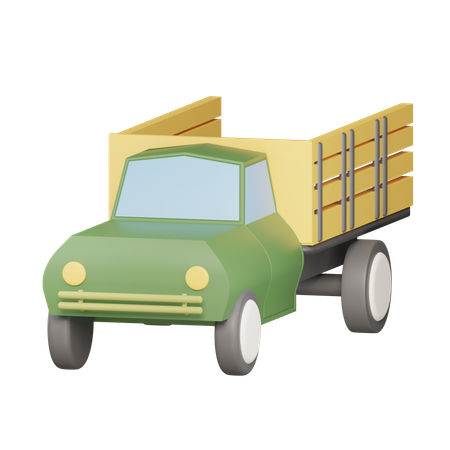 Camioneta  3D Icon