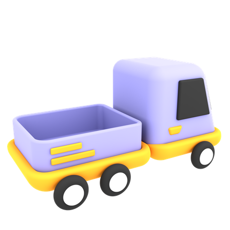 Camioneta  3D Icon