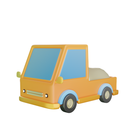 Camioneta  3D Icon