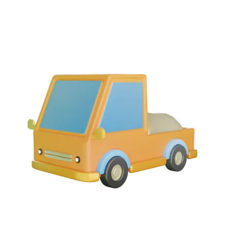 Camioneta  3D Icon