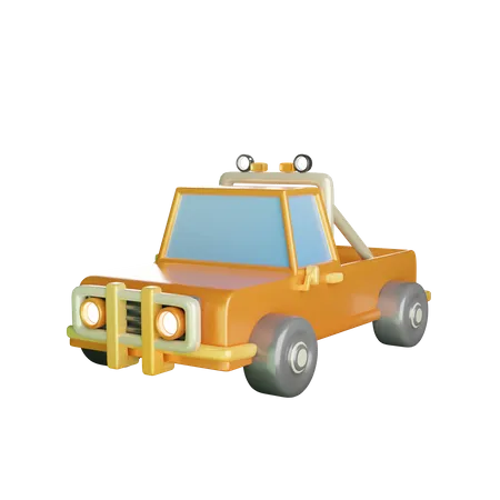 Camioneta  3D Icon