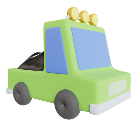 Camioneta  3D Icon