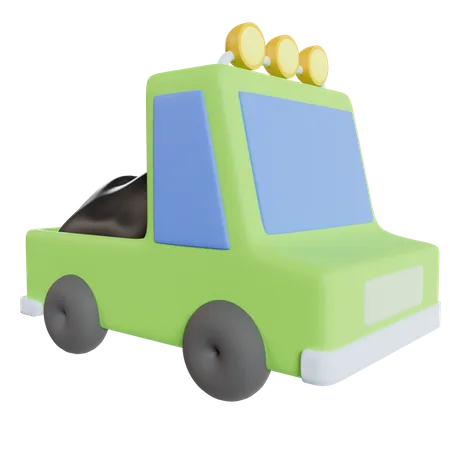 Camioneta  3D Icon