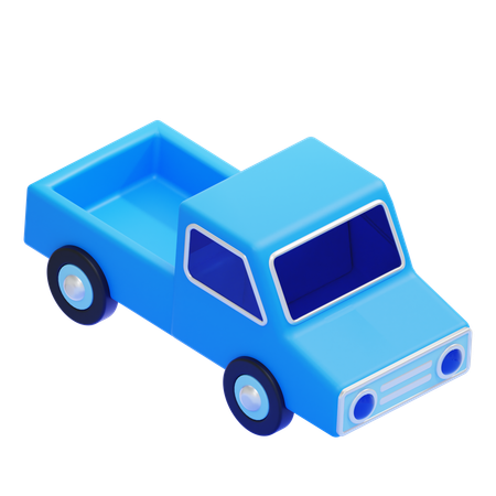 Camioneta  3D Icon