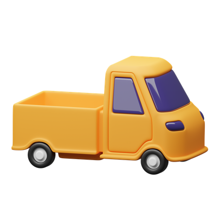 Camioneta  3D Icon