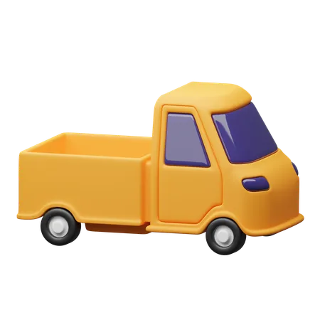 Camioneta  3D Icon