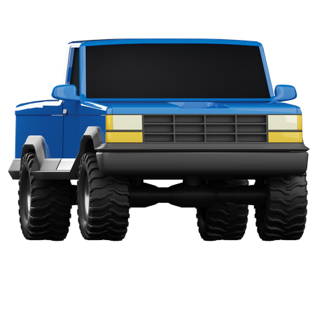 Camioneta  3D Icon