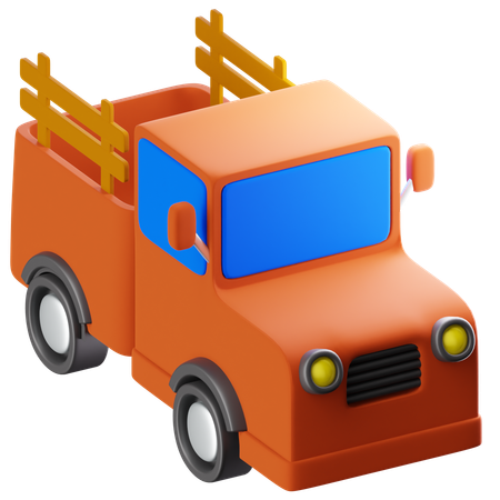 Camioneta  3D Icon