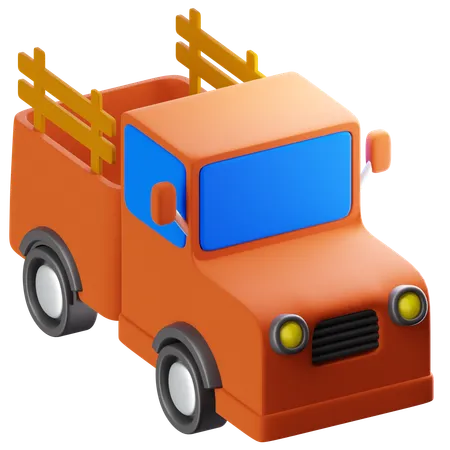 Camioneta  3D Icon