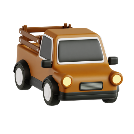 Camioneta  3D Icon