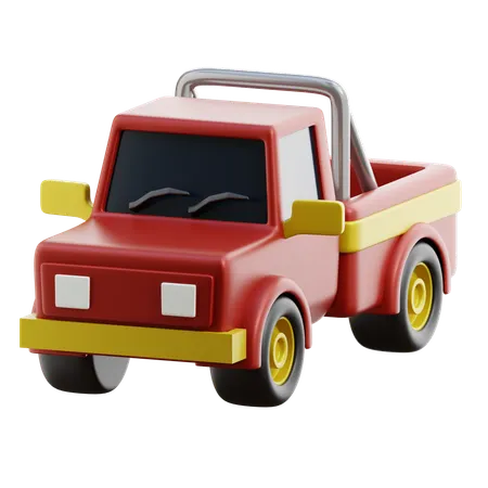 Camioneta  3D Icon