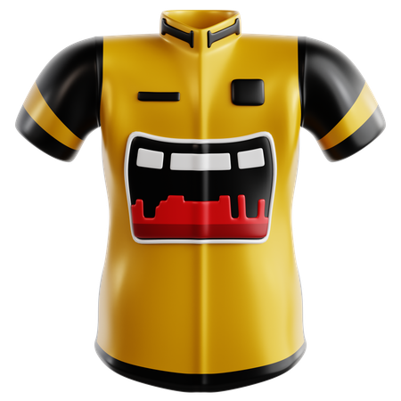 Camisa amarela  3D Icon