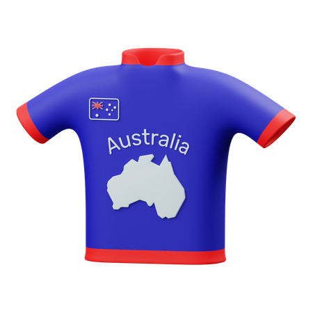 Camisa australiana  3D Illustration