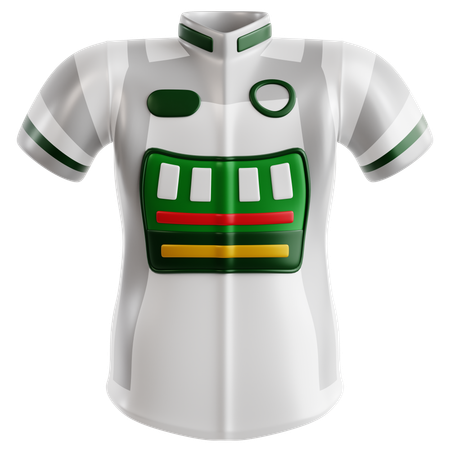 Camisa branca  3D Icon