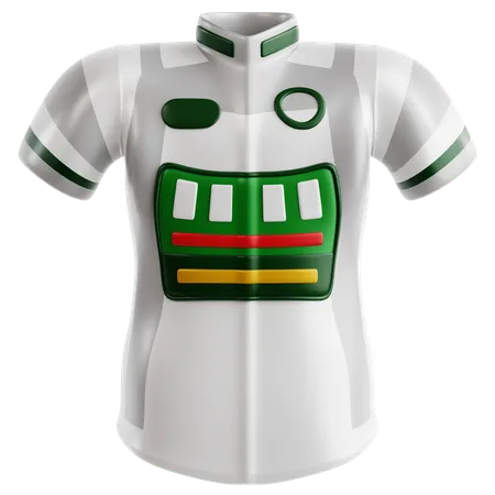 Camisa branca  3D Icon