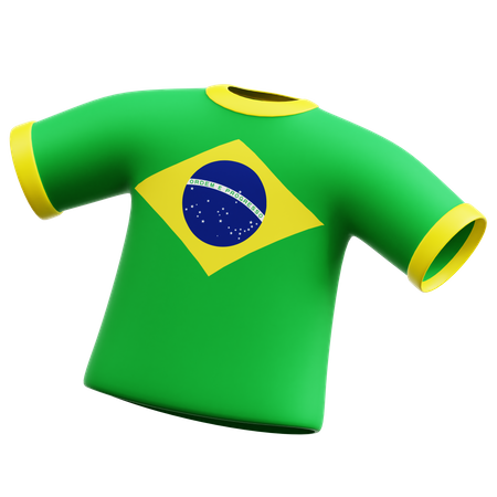 Camisa brasileira  3D Icon