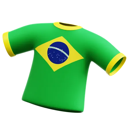 Camisa brasileira  3D Icon