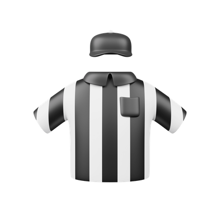 Camisa de árbitro  3D Icon