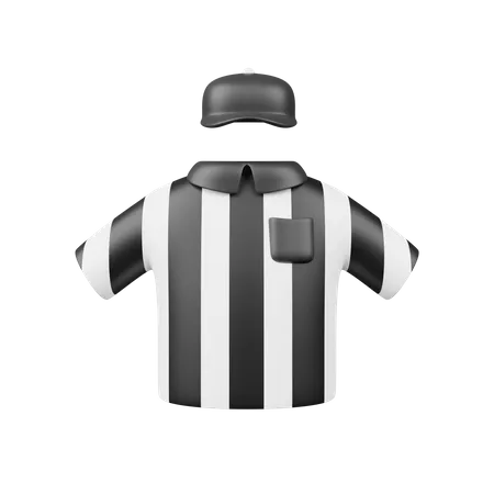 Camisa de árbitro  3D Icon