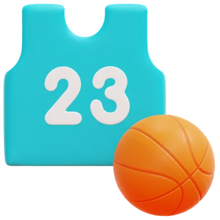 Camisa de basquete  3D Icon