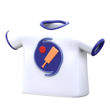 Camisa de críquete  3D Icon