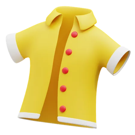 Camisa de praia  3D Icon