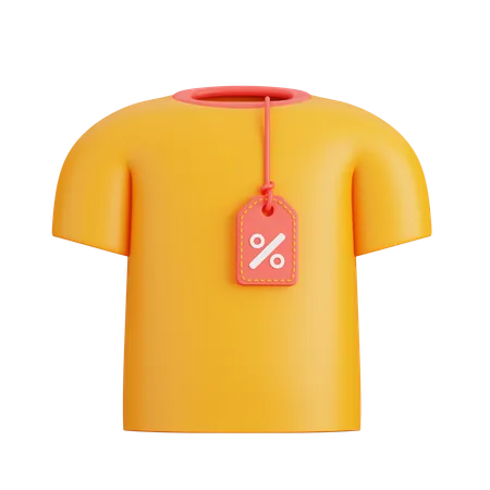 Camisa de descuento  3D Icon